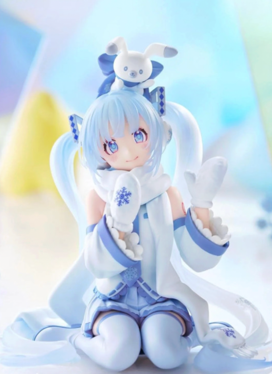 Hatsune Miku Noodle Stopper Figure - Snow Miku Sky Town 10th Anniversary