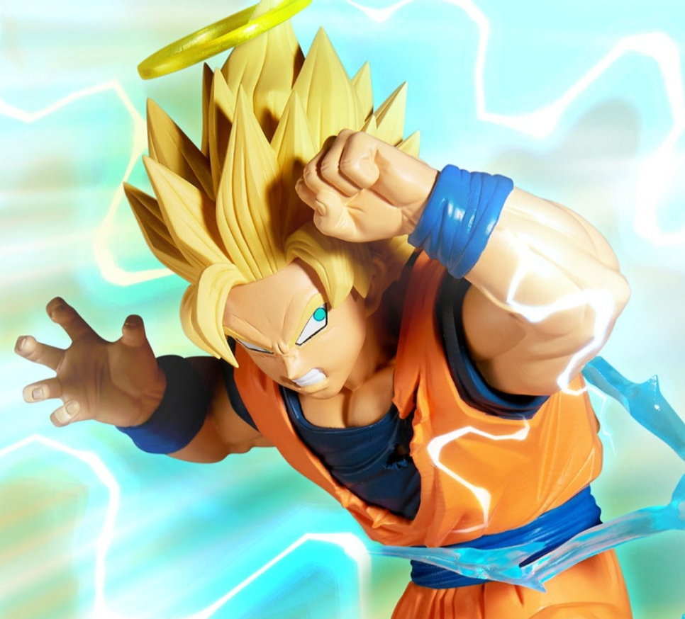 Dragon Ball Match Makers Super Saiyan 2 Son Goku Vs Majin Vegeta Prize FIgure