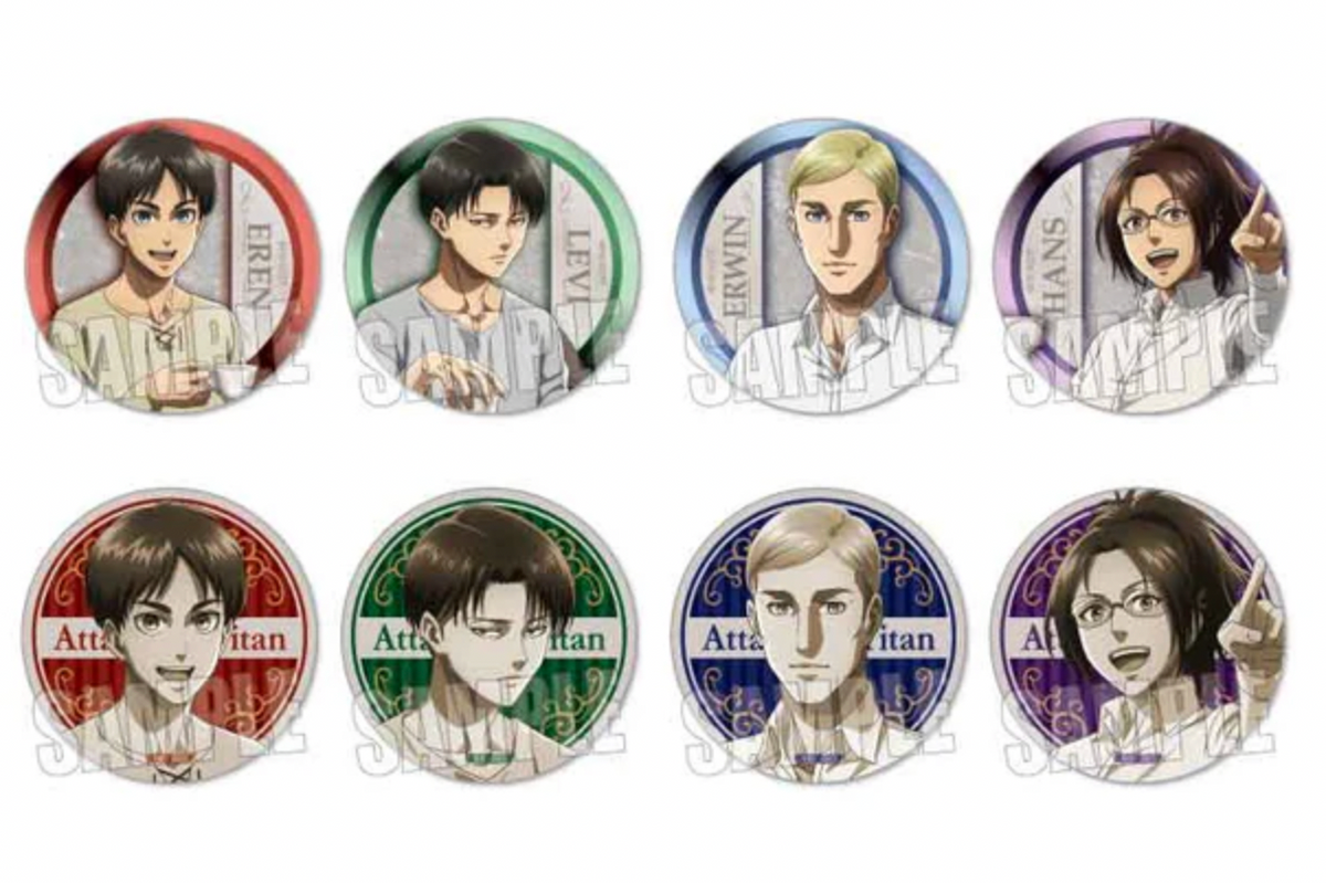 Attack on Titan Trading Can Badge Tea Break Ver. (1 Random)