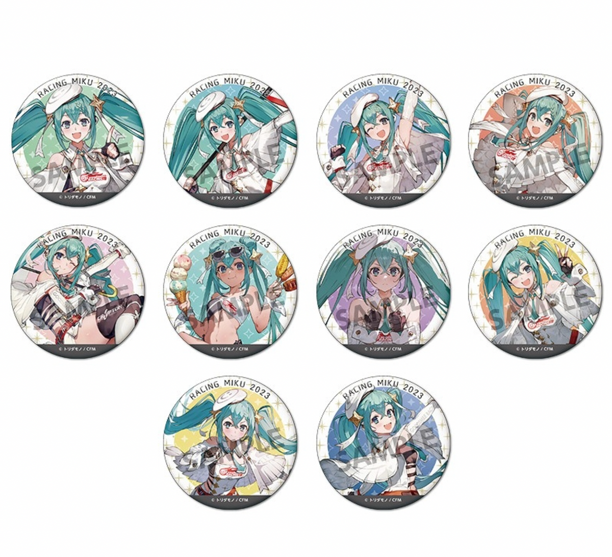 Racing Miku 2023 Trading Can Badge (1 Random)