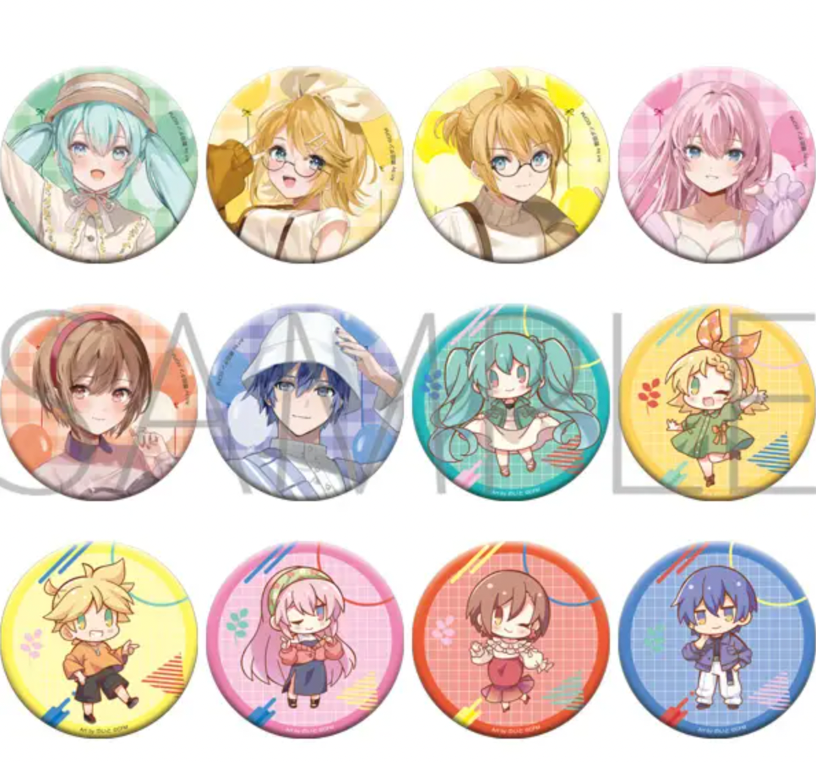 Hatsune Miku Series: Sparkling Can Badge Collection (1 Random)