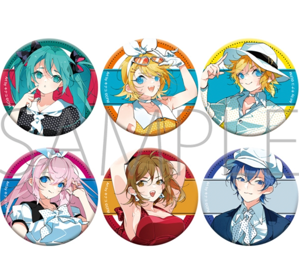 Hatsune Miku Series Character Badge Collection (1 Random)