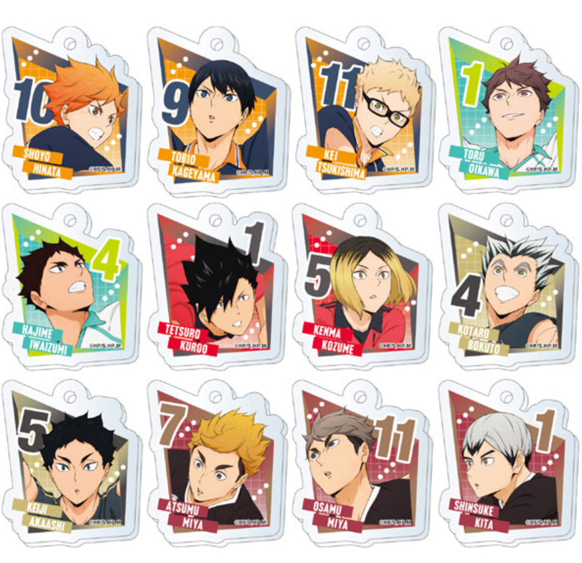 Haikyu!! Acrylic Mini Acrylic Keychain (1 Random)
