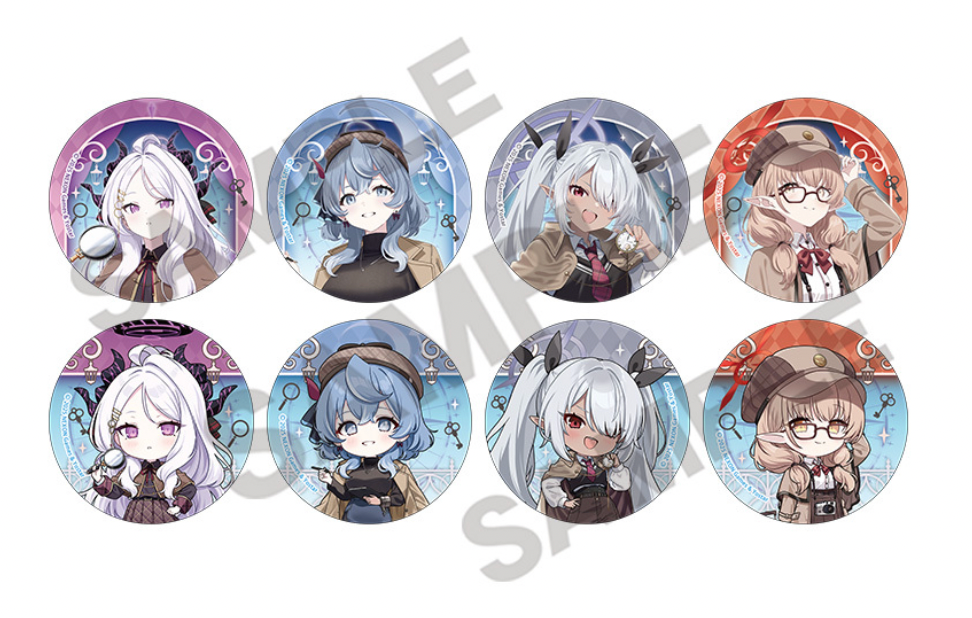 Blue Archive Detective badges (1 Random)