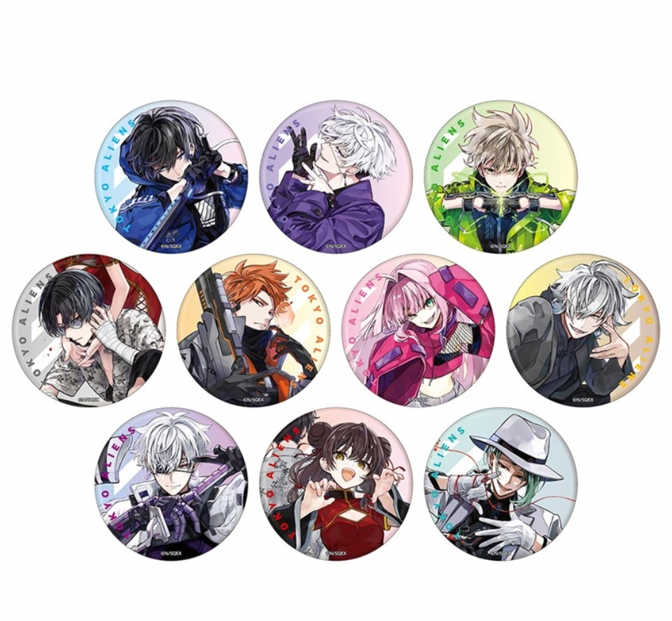 Tokyo Aliens Trading Big Aurora Can Badge （1 Random）