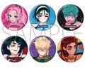 ALIEN STAGE Glitter Button Badge Collection (1 Random)