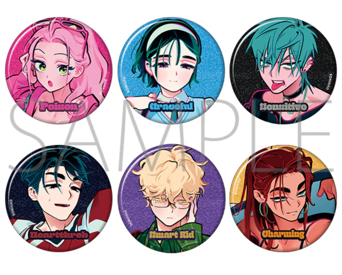 ALIEN STAGE Glitter Button Badge Collection (1 Random)
