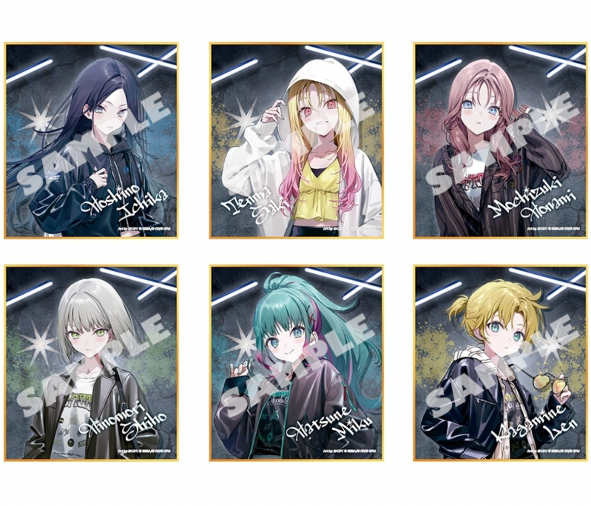 Project Sekai Colorful Stage! feat. Hatsune Miku Illustrator Collaboration Mini Shikishi Collection Leo/need (1 Random)