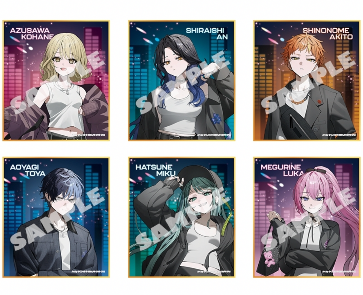 Project Sekai Colorful Stage! feat. Hatsune Miku Illustrator Collaboration Mini Shikishi Collection Vivid BAD SQUAD (1 Random)