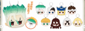Dr. STONE Face Plush Keychain (1 Random)