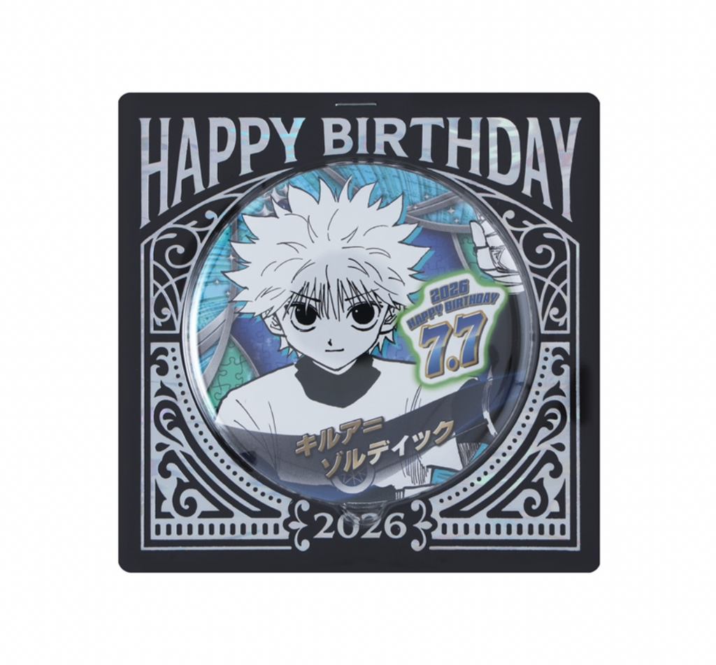 HUNTER×HUNTER Birthday Can Badge Killua Zoldyck