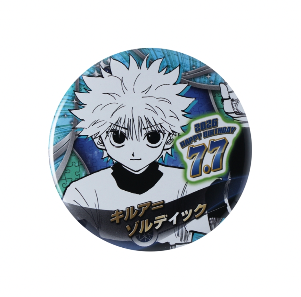 HUNTER×HUNTER Birthday Can Badge Killua Zoldyck