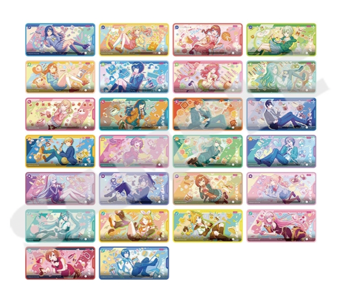 Project Sekai Colorful Stage! feat. Hatsune Miku Anniversary/Birthday Illustration 2023-2024 Memo Stick Collection (1 Pack / 4 Stickers)