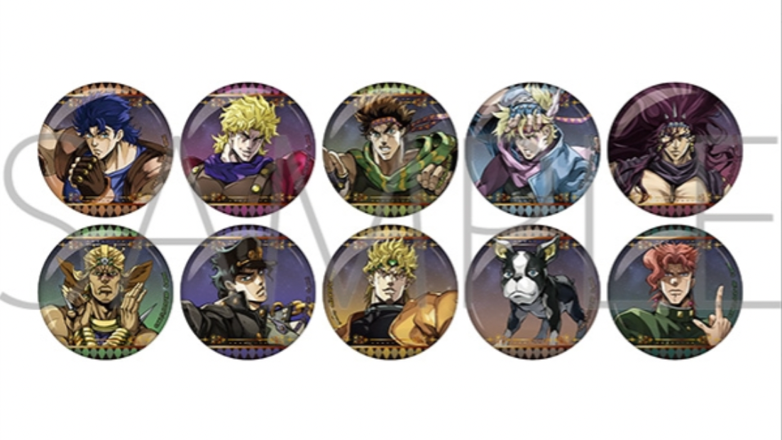 JoJo's Bizarre Adventure Ora Ora Overdrive Character Badge Collection (1 Random)