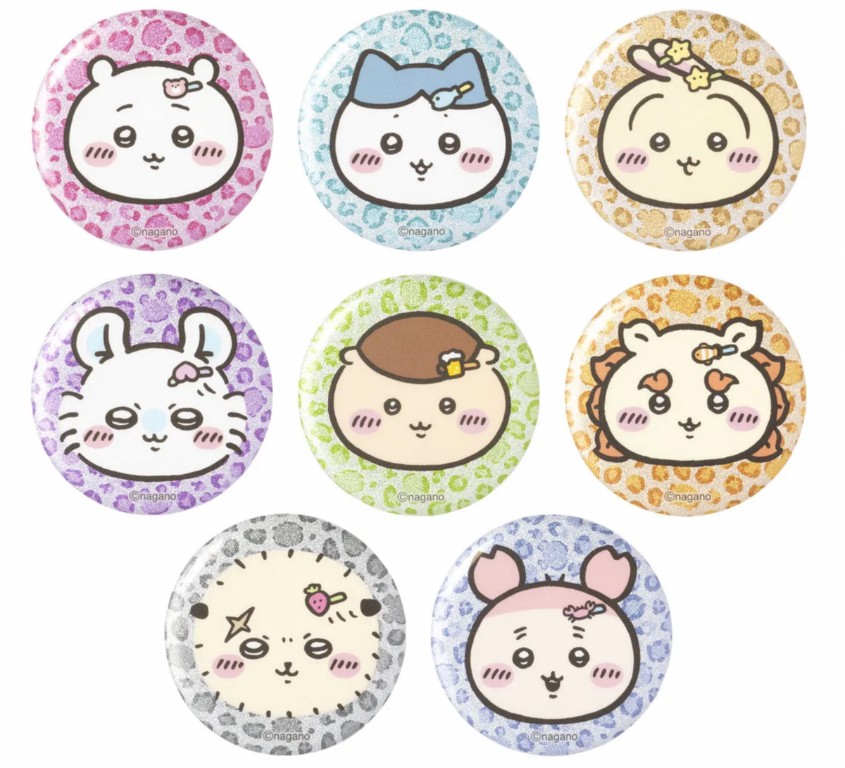 Chiikawa Trading Glitter Can Badge (1 Random)