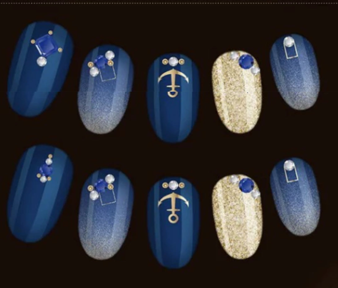 Light and Night Osborn Sticker Nail Set