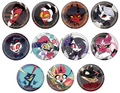 Helluva Boss Chara Badge Kimono Collection (1 Random)