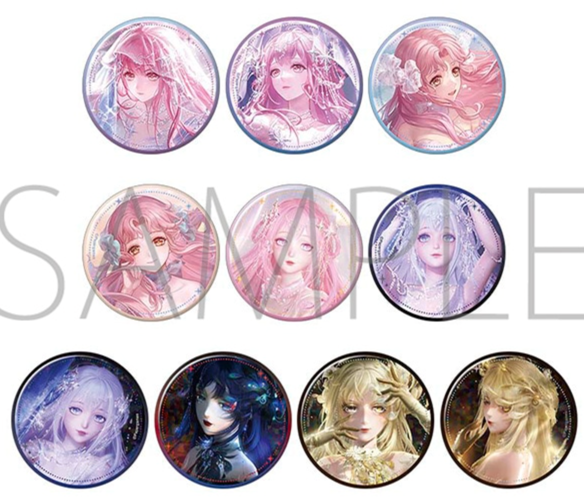 Shining Nikki Hologram Character Badge Collection (1 Random)