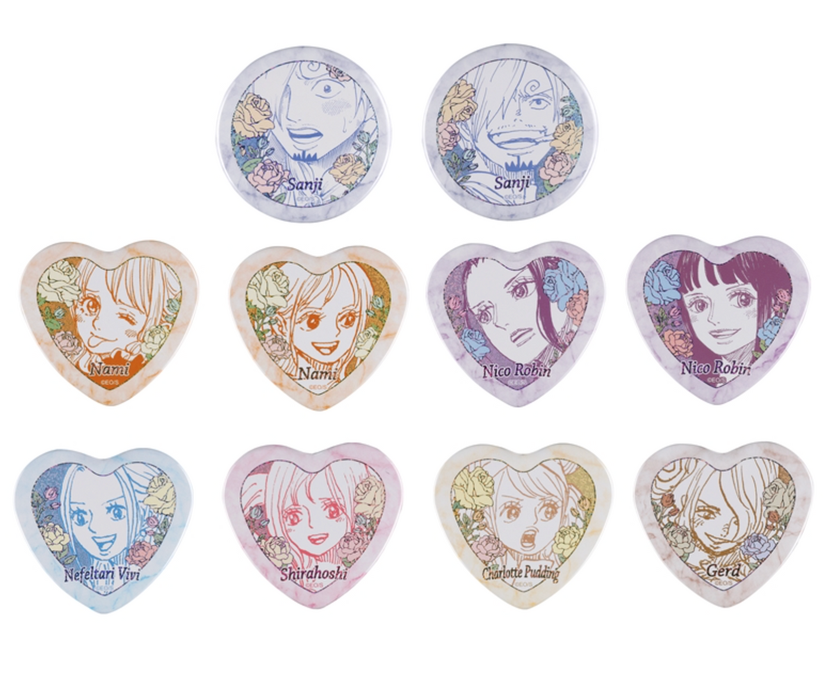 ONE PIECE Sanji's "This is the All Blue!!!" Heart Pin Badge Collection Vol. 1 (1 Random)