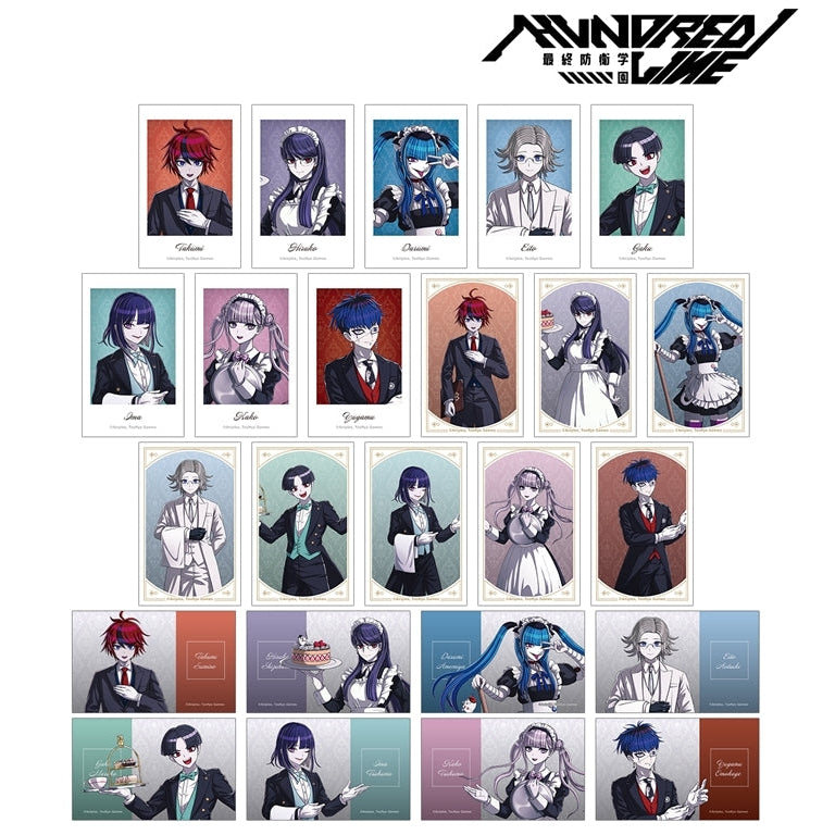 HUNDRED LINE -Final Defense Academy- Original Illustration Maid & Butler Ver. Trading Illustration Cards (1 Random)